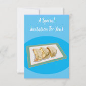 Jiaozi/Chinesische Knödel Cartoon Illustration Einladung (Rückseite)