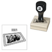 Jiaozi/Chinesische Knödel Cartoon Illustration Gummistempel (Stempel)