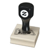 Jiaozi/Chinesische Knödel Cartoon Illustration Gummistempel (Stempel)