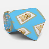 Jiaozi/Chinesische Knödel Cartoon Illustration Krawatte (Gerollt)