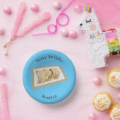 Jiaozi/Chinesische Knödel Cartoon Illustration Pappteller (Party)