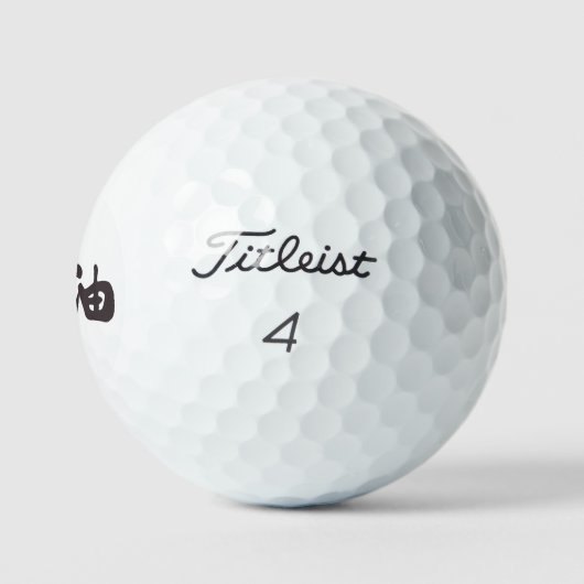 Jiayou in Chinese Characters Golf Balls Golfball (Logo)