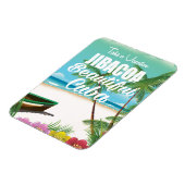 Jibacoa Beach Kuba Reiseplakat Magnet (Linke Seite)