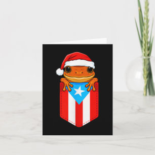 Jibaro Coqui Frosch Puerto Rico Flagge Boricua Cke Karte