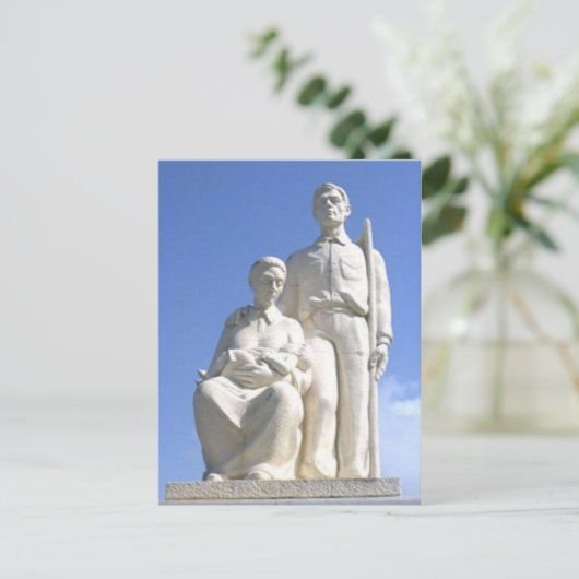 Jibaro Monument Postkarte (Stehend Vorderseite)