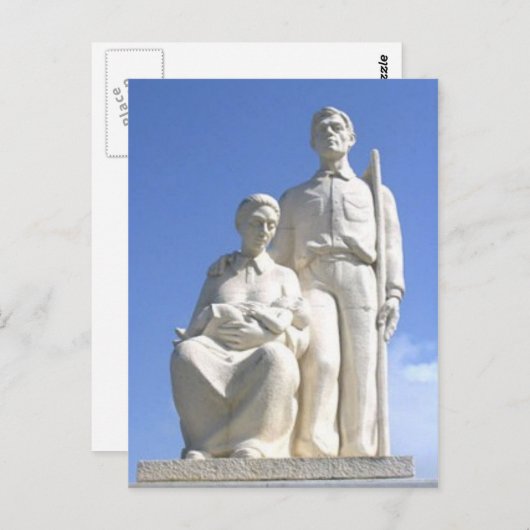 Jibaro Monument Postkarte (Vorne/Hinten)