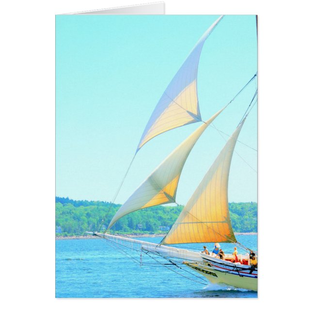 Jibs anlügend (Vorne)