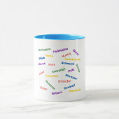 Jiddische Beleidigungen Tasse (Zentrum)
