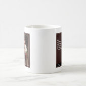 Jiddischer Spruch über Äpfel & Grafik Kaffeetasse (Mittel)