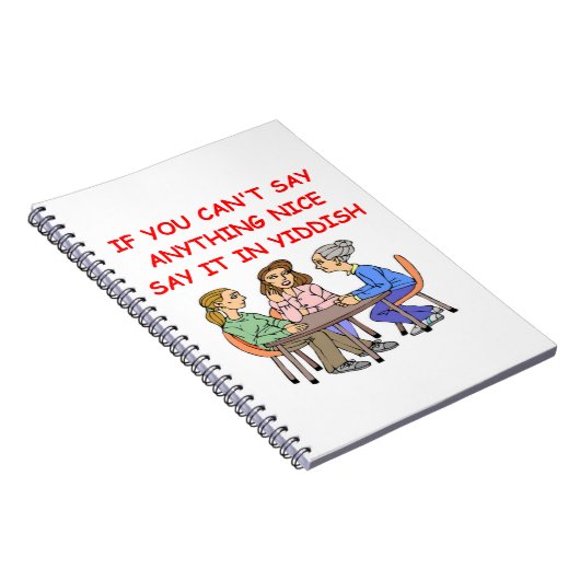 JIDDISH NOTIZBLOCK (Rechte Seite)