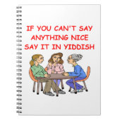 JIDDISH NOTIZBLOCK (Vorderseite)