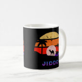 Jiddo Retro Sunset Ocean Großvater Kaffeetasse (VorderseiteRechts)