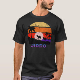 Jiddo Retro Sunset Ocean Großvater T-Shirt