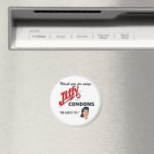 Jiffy Brand Condom Gear! Magnet (In Situ (Geschirrspüler))