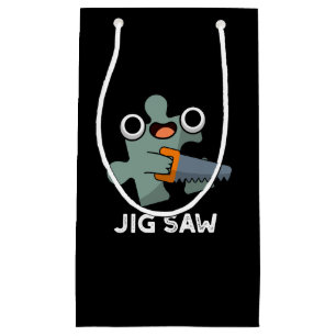 Jig Saw Funny Jigsaw Tool Pub Dark BG Kleine Geschenktüte