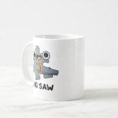 Jig Saw Funny Jigsaw Tool Puff Kaffeetasse (Vorderseite Links)