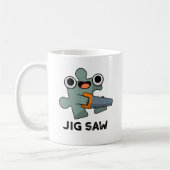 Jig Saw Funny Jigsaw Tool Puff Kaffeetasse (Links)
