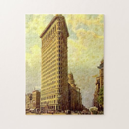 Jig-Saw Puzzle - Flatiron-Gebäude, NYC (Vertikal)