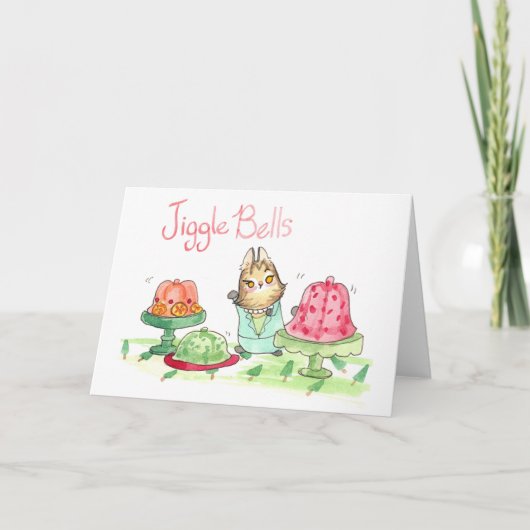 Jiggle Bells Grußkarte Karte (Vorderseite)