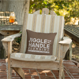Jiggle den Griff, der die weiße GFX einsteckt Kissen