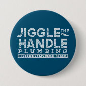 Jiggle den Handgriff Plumbing White Gfx Aquamarin Button (Vorderseite)