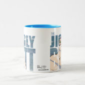 Jiggly Hintern: Germaine-Tasse Zweifarbige Tasse (Mittel)