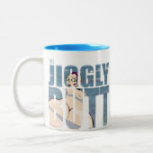 Jiggly Hintern: Germaine-Tasse Zweifarbige Tasse (Links)