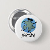 Jiggy Saw Funny Dancing Jigsaw Puzzle Puzzle Puzzl Button (Vorne & Hinten)