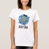 Jiggy Saw Funny Dancing Jigsaw Puzzle Puzzle Puzzl T-Shirt (Vorderseite)