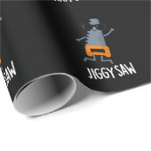 Jiggy Saw Funny Dancing Tool Pub Dark BG Geschenkpapier (Rolleneckpunkt)