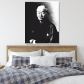 Jigoro Kano Wrapped Canvas Leinwanddruck (Insitu (Schlafzimmer))