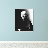 Jigoro Kano Wrapped Canvas Leinwanddruck (Insitu (Holzboden))