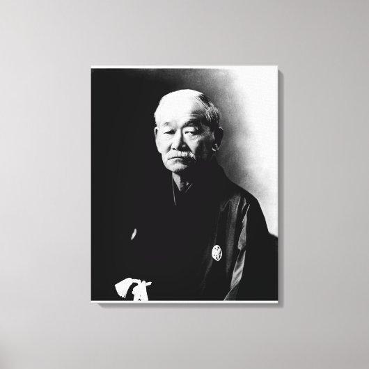 Jigoro Kano Wrapped Canvas Leinwanddruck (Vorderseite)