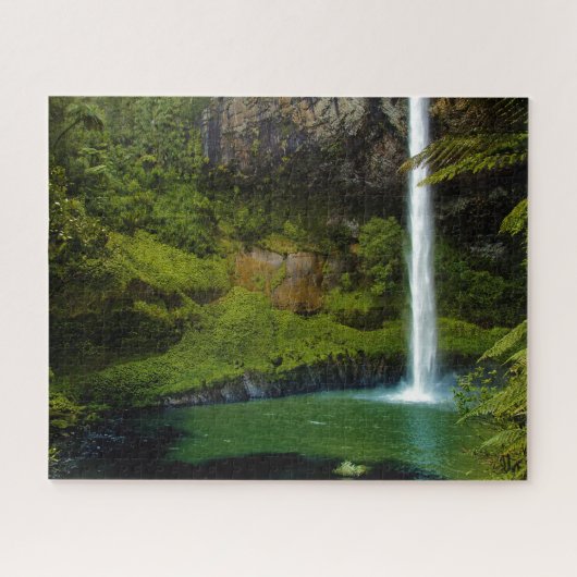 Jigsaw Bridal Veil Fall Neuseeland. Puzzle (Horizontal)