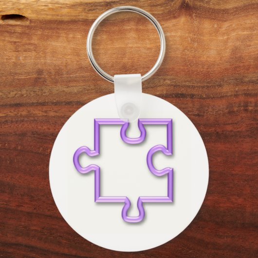 Jigsaw Cutout Schlüsselanhänger (Vorderseite)