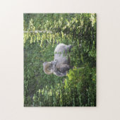 Jigsaw Glacier Nationalpark Montana. Puzzle (Vertikal)