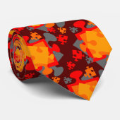 Jigsaw Jumble Krawatte (Gerollt)