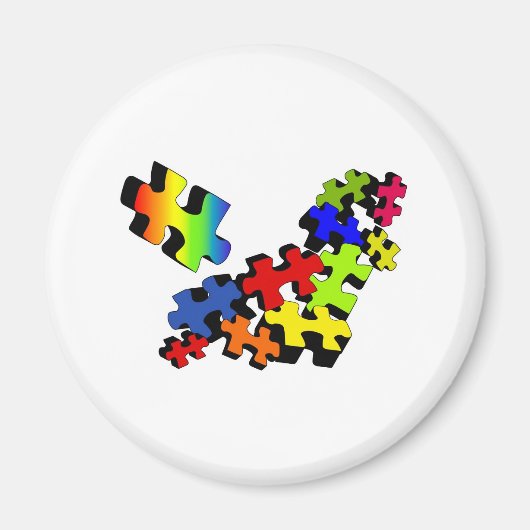 Jigsaw Jumble Magnet (Vorne)