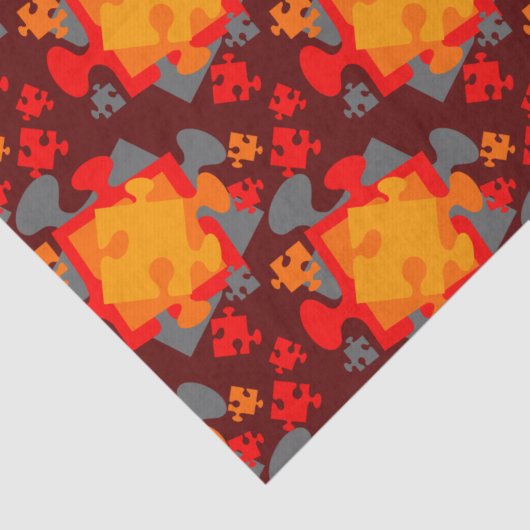 Jigsaw Jumble Seidenpapier (Detail)