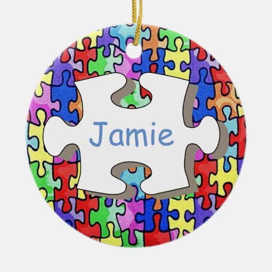 Jigsaw Keramikornament (Vorne)