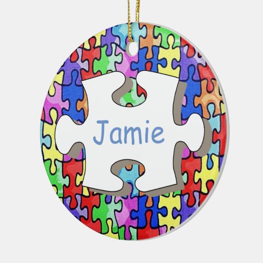 Jigsaw Keramikornament (Links)