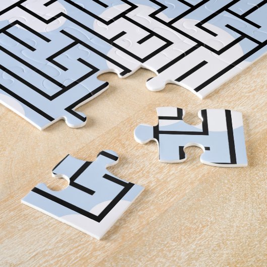 JIGSAW MAZE PUZZLE - Nummer 1 (Seite)