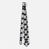 Jigsaw-Muster Krawatte (Rückseite)