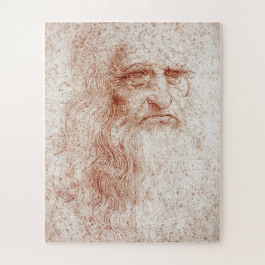 Jigsaw Planet Puzzle | Da Vinci: Selbstportrait (Vertikal)