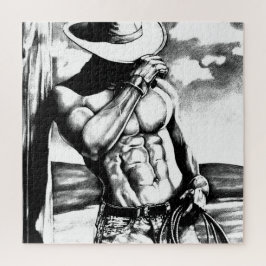 Jigsaw Puzzle 20x20 Fine Art Fit Western Cowboy