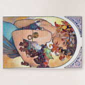 JIGSAW PUZZLE - Alphonse Mucha: Vintag 1897 - Obst (Horizontal)