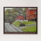 Jigsaw Puzzle Amish bevorzugt das Leben auf der la (Horizontal)