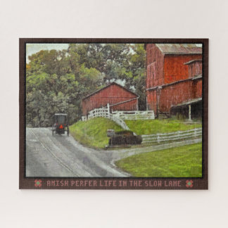 Jigsaw Puzzle Amish bevorzugt das Leben auf der la