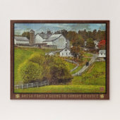 Jigsaw Puzzle Amish Buggy Life in Langsam (Horizontal)