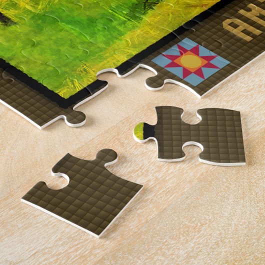 Jigsaw Puzzle Amish Buggy On Golden Fall Day (Seite)